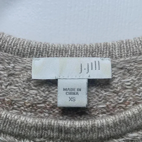 J Jill braided woven fair isle style sweater size xs - Picture 2 of 8